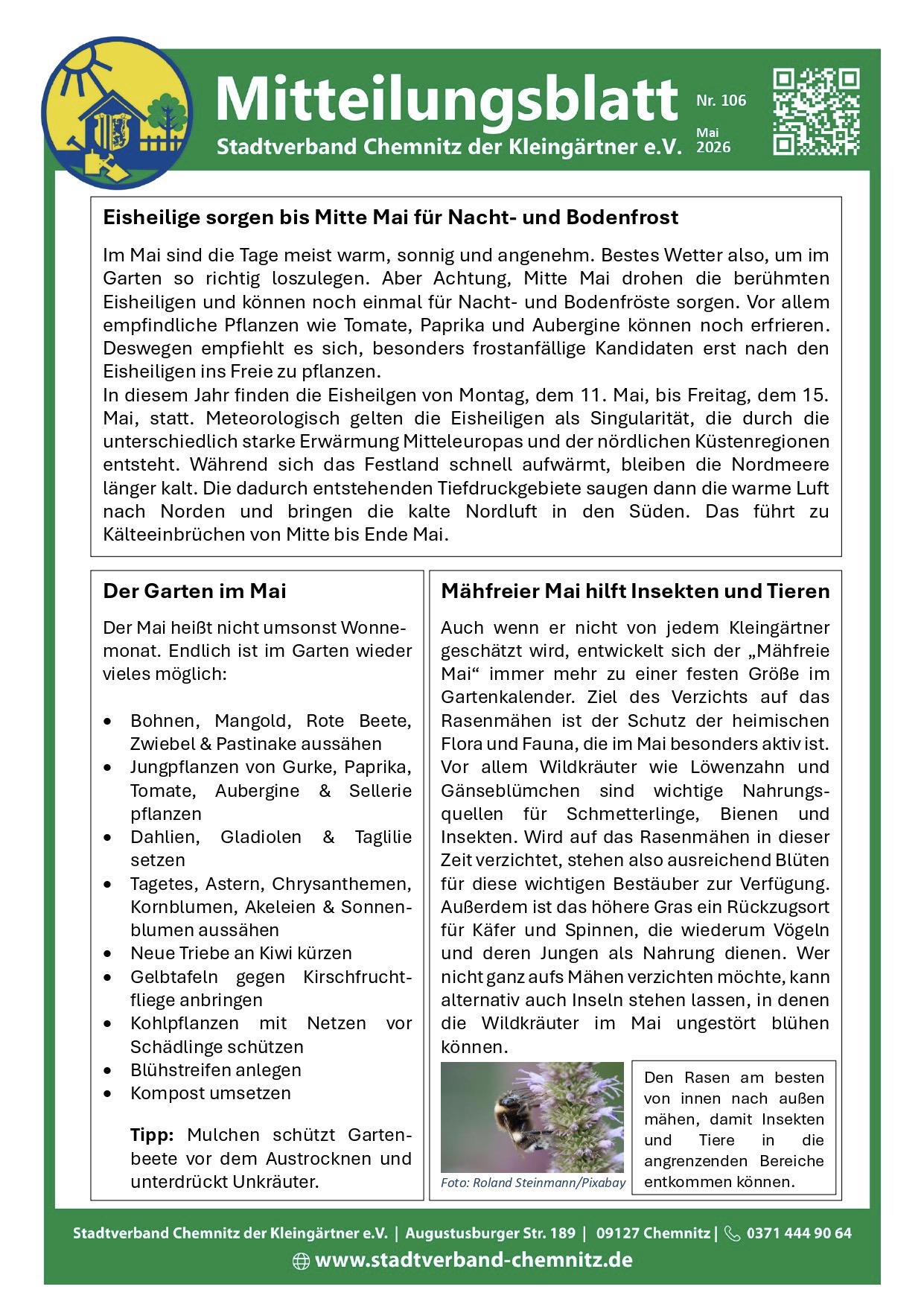 Mitteilungsblatt Mai 2026
