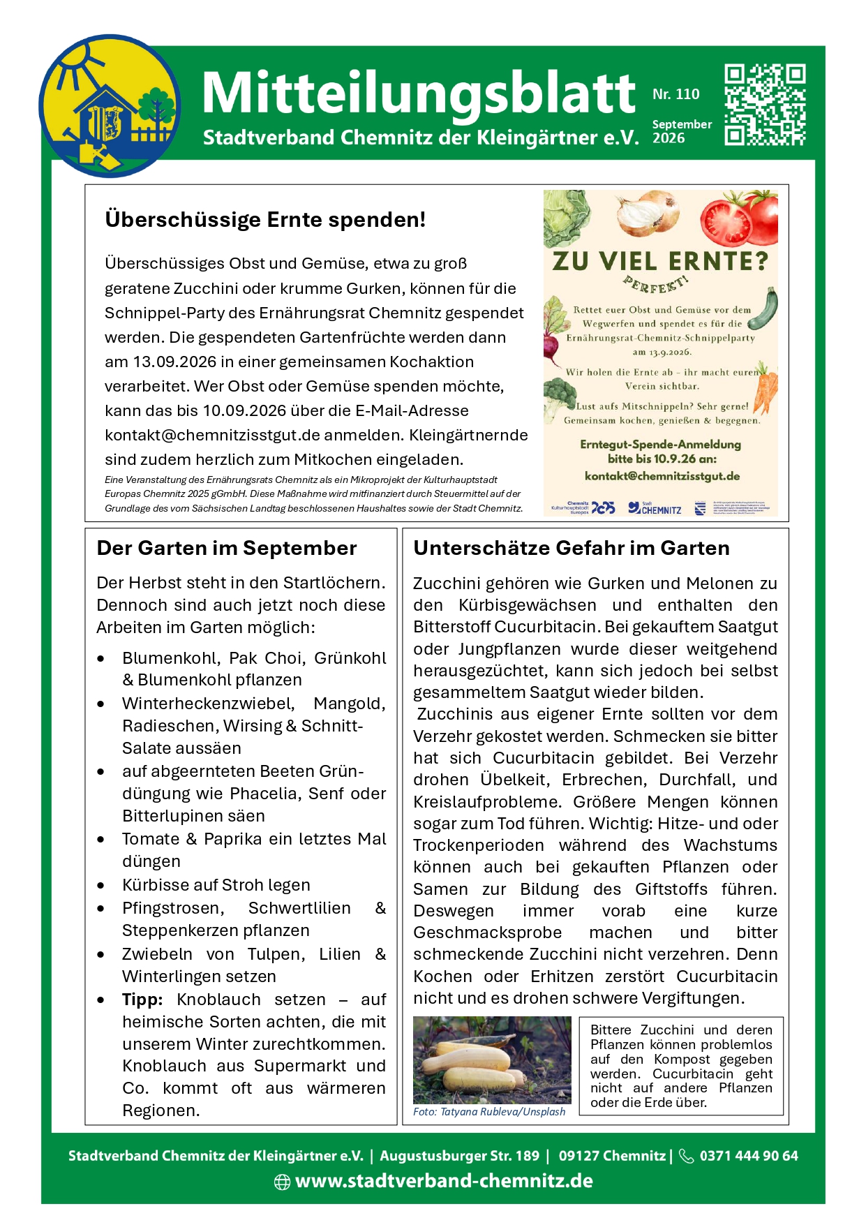 Mitteilungsblatt September 2026